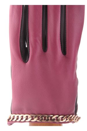Guanti corti con catena dorata Capri Gloves | CA2512FUCSIA